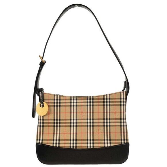 Burberry Beige Black House Check Shoulder Bag - Picture 1 of 11